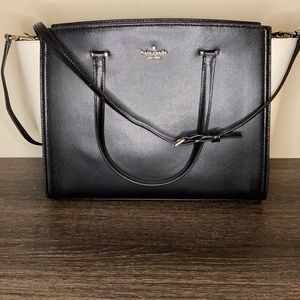 Kate Spade classic black and white crossbody bag